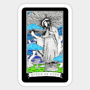 The Queen of Cups - The Tarot Restless Sticker